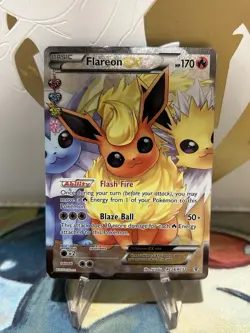 Flareon EX RC28/RC32 Pokemon Generations Radiant Collection Card HP - Image 1