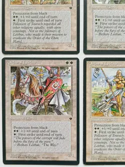 MTG | 4 x Order Of Leitbur | Fallen Empires | Magic The Gathering - Image 4