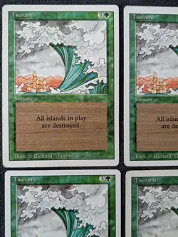 MtG | 4 x Tsunami | Revised Edition | Magic The Gathering | Playset - Image 2