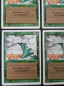 MtG | 4 x Tsunami | Revised Edition | Magic The Gathering | Playset - Image 4