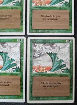 MtG | 4 x Tsunami | Revised Edition | Magic The Gathering | Playset - Image 5