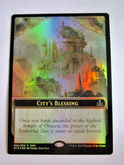 MTG City's blessing Elemental Token Rivals Of Ixilan Light Play!! - Image 1