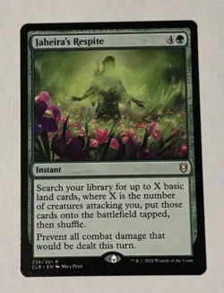 MTG Jaheira's Respite - Commander Legends: Battle for Baldur's Gate NM - Image 1
