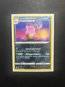 Galarian Slowbro 92/163 Reverse Holo TCG Pokemon NM 0912 #113 - Image 1
