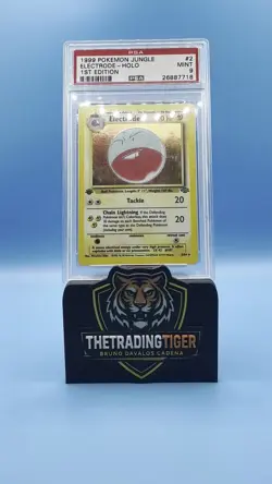 1999 POKEMON JUNGLE 1ST EDITION 🔥 #2⚡ELECTRODE-HOLO ⚡PSA 9 ABSOLUTE GEM 💎 - Image 2