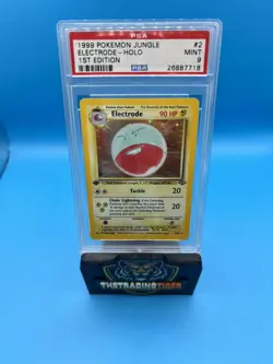 1999 POKEMON JUNGLE 1ST EDITION 🔥 #2⚡ELECTRODE-HOLO ⚡PSA 9 ABSOLUTE GEM 💎 - Image 5