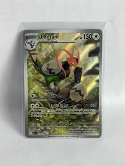 Pokemon TCG Unfezant Illustration Rare Card 150/086 Black Bolt-NM Condition - Image 1