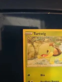 Pokemon Error Card Turtwig Brilliant Stars 006 Miscut/Square Cut - Image 2