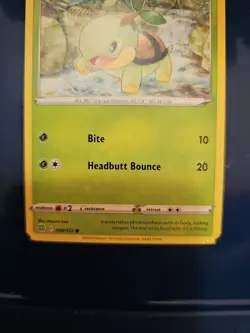 Pokemon Error Card Turtwig Brilliant Stars 006 Miscut/Square Cut - Image 4