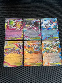 Pokemon TCG Mega EX Lot Of 6 From Mega Evolutions RARE - Image 1