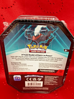 Pokemon TCG: Darkrai Triple Whammy Collector's Tin-BRAND NEW-FACTORY SEALED - Image 2
