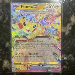Pikachu ex 57/191 Surging Sparks Double Rare Pokemon TCG *Near Mint* - Image 1
