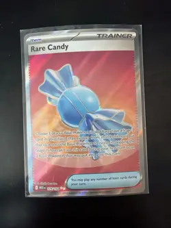 Rare Candy 175/132 Me01: Mega Evolution Full Art Holo Pokemon TCG - Image 1