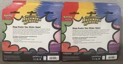 Pokemon Mega Evolution Ascended Heroes Sealed Tech Sticker Collection Lot Of 10 - Image 4