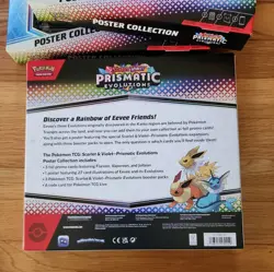 QTY 3 Pokemon TCG Scarlet & Violet Prismatic Evolutions Poster Collection Boxes - Image 2