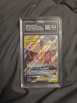 2020 Pokemon TCG Espeon & Deoxys GX SM240 Black Star Promo Holo TAG 8.5 - Image 1