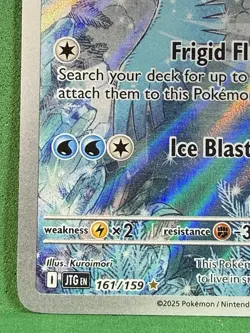 FULL ART HOLO- Articuno # 161/159 JTG Journey Together Pokemon TCG Near Mint IR - Image 3