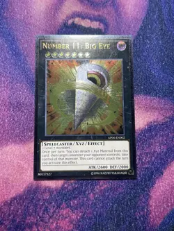 Yugioh Number 11: Big Eye AP06-EN002 Ultimate Rare LP - Image 1