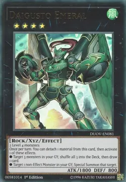 Daigusto Emeral - DUOV-EN081 - Ultra Rare - 1st Edition - Lightly Played - Image 1