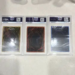 Konami Yu-Gi-Oh! Legendary Collection Divine-Beast Trio PSA Graded Cards Lot - Image 2