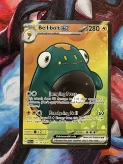 Pokemon Card Bellibolt ex 237/193 Paldea Evolved Full Art Ultra Rare NM - Image 1