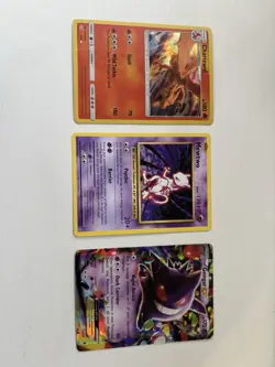 Pokemon Gengar TCG EX Card 34/119 2014 with Protective Sleeve Holo Rare - Image 1