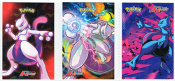 TEAM ROCKET DATABASE - MEWTWO * CRACKED ICE HOLO * 3 CARD LOT - Image 1