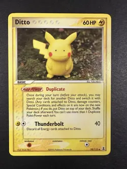 Ditto Pikachu 39/113 Non Holo Delta Species Pokemon Card NM - Image 2