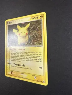 Ditto Pikachu 39/113 Non Holo Delta Species Pokemon Card NM - Image 3