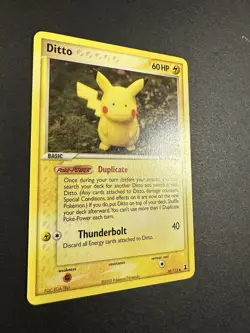 Ditto Pikachu 39/113 Non Holo Delta Species Pokemon Card NM - Image 4