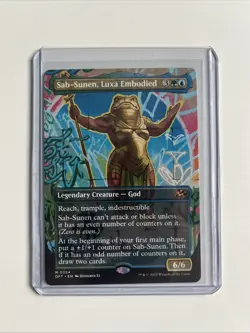 Sab-Sunen, Luxa Embodied BORDERLESS Aetherdrift Magic MTG NM a16 - Image 1