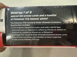 Pokemon TCG Scarlet & Violet Prismatic Evolutions Promo Exclusive Box - Image 2