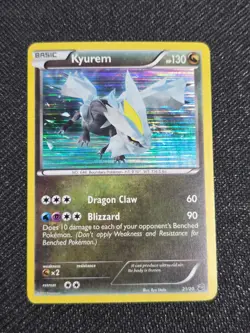 Kyurem 21/20 Holo Secret Rare Dragon Vault Pokemon LP - Image 1