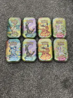8 x Pokemon TCG Prismatic Evolutions Mini Tins | Brand New & Sealed 🔥🔥 - Image 1