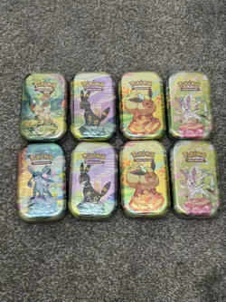 8 x Pokemon TCG Prismatic Evolutions Mini Tins | Brand New & Sealed 🔥🔥 - Image 2