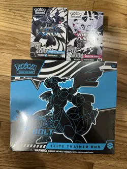 Pokemon TCG Black Bolt ETB, Booster Bundle - Image 1
