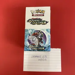 Pokemon TCG Scarlet & Violet- Journey Together- Sealed HALF Booster Box 18 Packs - Image 1