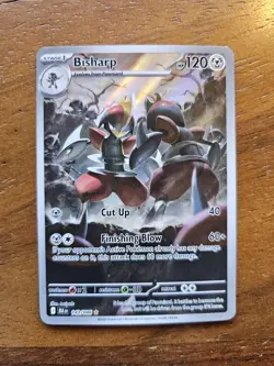 Bisharp 143/086 Black Bolt Illustration Rare Pokemon TCG Full Art Gold Star - Image 1