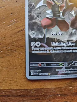 Bisharp 143/086 Black Bolt Illustration Rare Pokemon TCG Full Art Gold Star - Image 2