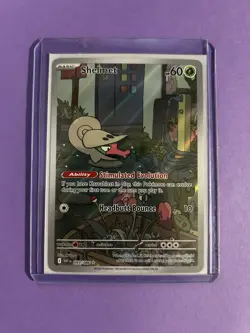 Pokemon TCG Shelmet 093/086 Sv: White Flare Illustration Rare Holo English - Image 1