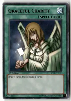 #BP02-EN137 - Graceful Charity - Rare,1st Ed WB1 R - Image 1