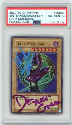 PSA Michael Sinterniklaas & Dan Green Dark Magician RP01-EN003 Retro Pack Unltd - Image 1