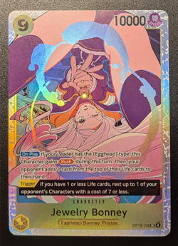 Jewelry Bonney OP13-108 SR Carrying on His Will - ONE PIECE ENGLISH - Image 1