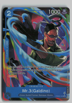 OP09-056 Mr.3(Galdino) R Alt Art One Piece TCG PRB02 The Best Vol. 2 - Image 1