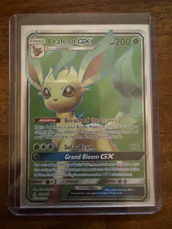 Pokemon TCG Leafeon GX Ultra Prism Holo Card 139/156 Full Art Ultra Rare - Image 1