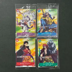 R523 Complete Set One Piece x Seven Eleven Promo Cards Luffy P-041 SEALED F26 - Image 1