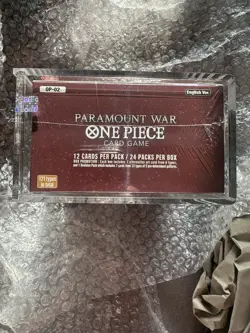 One Piece Card Game Display Paramount War OP-02 First Print Red Bottom sealed - Image 4