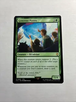 Generous Patron - Commander: FINAL FANTASY MTG Plus Bonus Rare!!! - Image 1