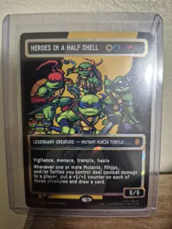 Heroes in a Half Shell (0096) (Borderless) (Surge Foil) [Teenage Mutant Ninja T - Image 1
