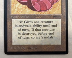 1x Sandals of Abdallah Arabian Nights MTG Magic the Gathering LP - Image 3